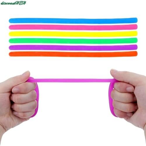 Anti Stress Fidget Noodle Stretch Rope Toy String Fidget Autism Funny Toy Kids Gift