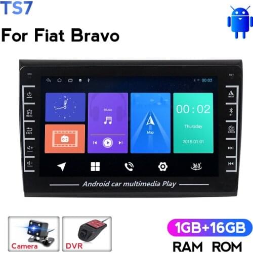 MEKEDE Car Android Stereo Radio For Fiat Bravo 2007-2011 2012 2.5D HD IPS Screen Car Video Player Multimedia GPS FM Navigation