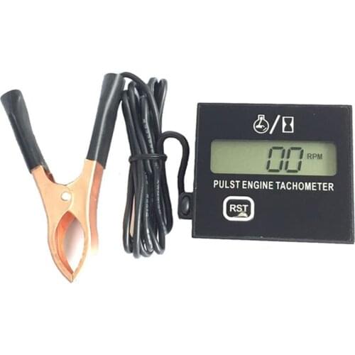 Chainsaw High Tachometer Gasoline Engine Plastic High-Speed Meter Digital Display Inductive Pulse Speedometer 1 Piece