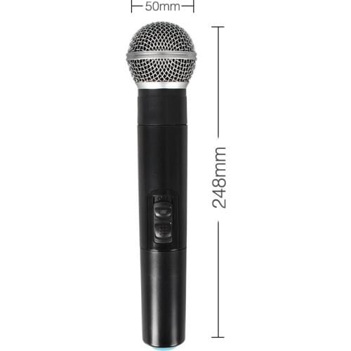 Jiy wireless microphone high-end one drag two uhf home conference stage microphone TV computer live sound card microphone