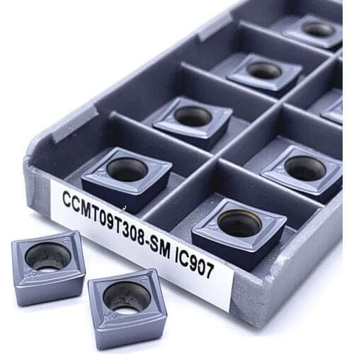 CCMT09T308 SM IC907/IC908 High Quality Carbide Inserts Internal Turning Tool CNC Lathe Cutter Tools For Steel