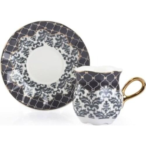 DOLBOVI Acar Gray Color Gilt coffee cup Pad mug кружка coffee cup cup