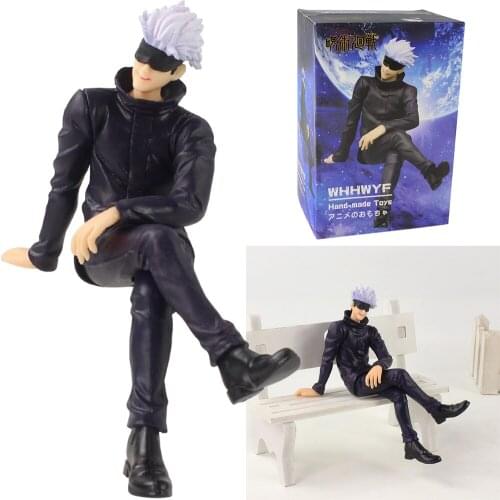 14cm Anime Jujutsu Kaisen Gojo Satoru Statue PVC Action Figure Toys Collectible Model Dolls