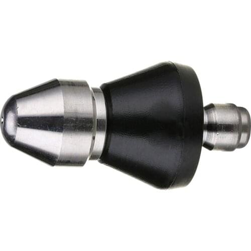 Pressure Washer Sewer Jet Nozzle, Quick Connect Drain Cleaning Water Nozzle, 1/4 Inch 5000 Psi Orifice 0.7Mm