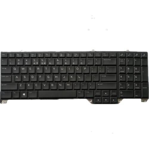 Laptop Keyboard For Dell For Alienware Area-51m A51m Black US United States Edition