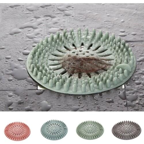 Kitchen Bathroom Hair Stoppers Sink Sewer Filter Floor Drain Strainer Water Hair Stopper Bath Catcher Shower Cover Anti Clogging