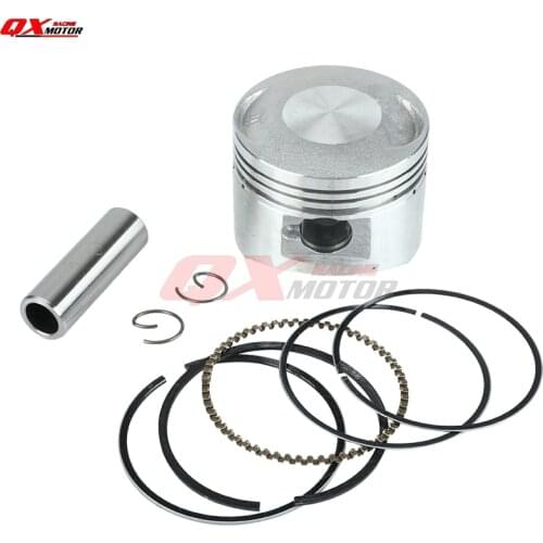 110cc 125cc Horizontal Engine 52.4mm Piston 14mm Pin Piston Ring Set for Dirt Pit Bike Monkey Bike ATV Quads Go kart Motorcycle