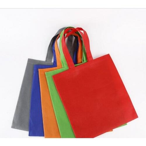 Cheap Promotion custom non woven bag with logo printing reusable material