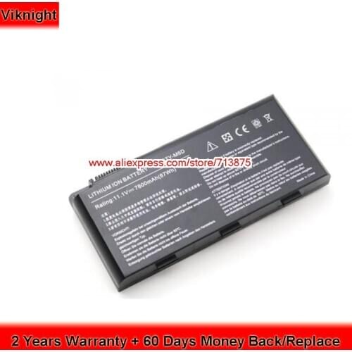Genuine BTY-M6D Battery MS-16F2 for MSI GT70 GX680 GX660R E6603 GT70 GT780 GX660 GT60 Series 11.1V 7800mAh