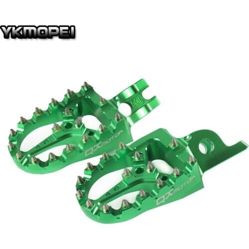 CNC Billet MX Foot Pegs Rests Pedals Footpegs For kx250f 2006-2016 kx450f 2007-2016 klx450r 2008-2013 2007 2009 2010 2012 2014