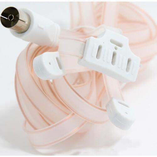 75Ohm FM Dipole Radio Indoor Antenna PAL female connector FOR PORTABLE DAB/FM RADIOS 10PCS wholesale in stock