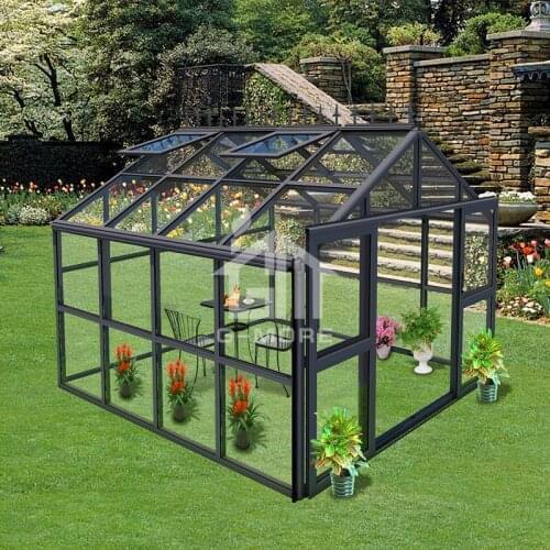 Super Strong Greenhouse Kit (10.4'x10', 9.8m2, 8mm or 10mm PC, Empire Style)