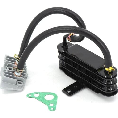 Hot sale Universal Motorcycle oil cooler 158mm black color for Honda SO-07