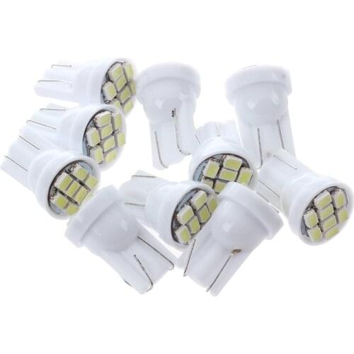 10x T10 W5W 8 SMD LED white - light bulb light interior light bulb 12V