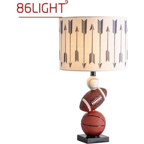 86LIGHT Creative Cartoon Table Desk Lamp Contemporary Resin LED Light for Home Children Bed Room Decoration