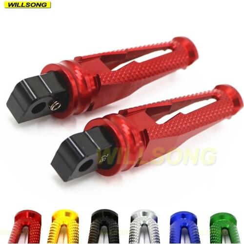 Rear Footrest Peg Adapter Passenger Pedal For SUZUKI GSXR600/750/1000 GSR600/750 GSXS1000 GSF1250/650 GSX1300R HAYABUSA SFV650