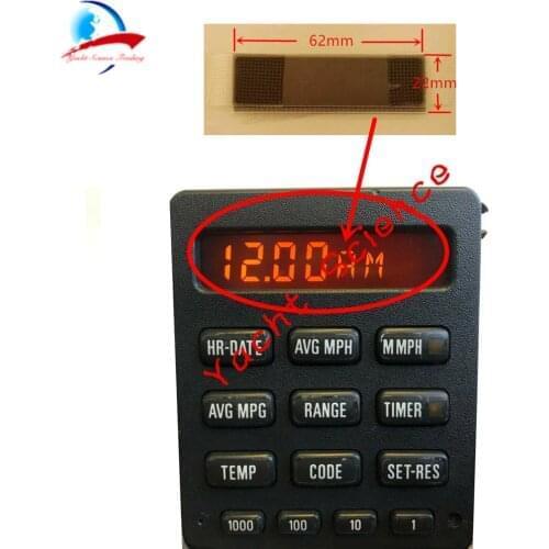 For BMW E30 E28 OBC 13 Button Clock LCD Repair Display Board computer BC1 OBC2 325i 325e 325is 325ic 528e 535i
