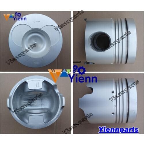 For Hino V22C Piston 13226-1162 13216-1842 Wth Pin And Clips 139mm For Hino W-SH1VDBA Truck V22C Diesel Engine Parts