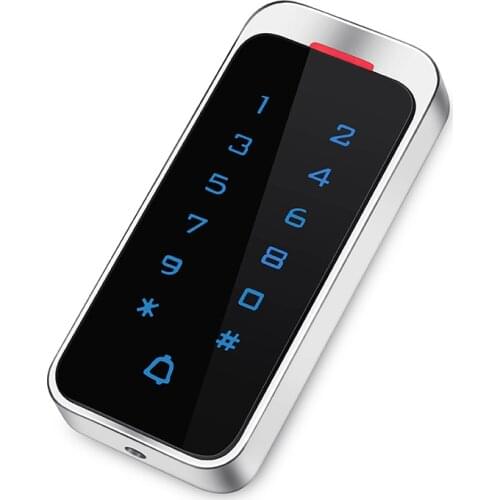 Touch Screen Zinc Alloy Door Controller Access Opener Support Rfid Card,pin,card+pin