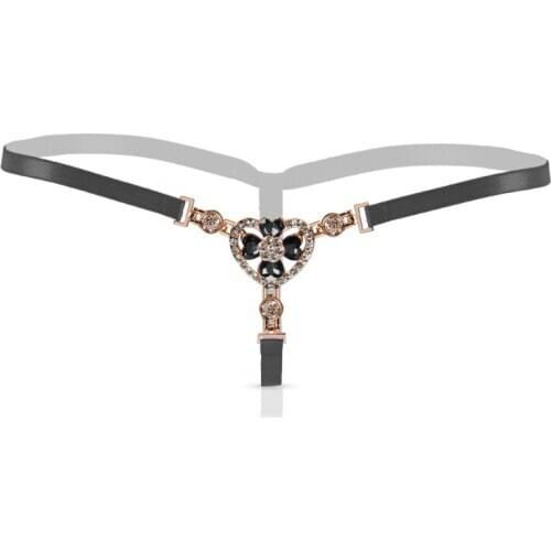 Erotic Lingerie Low Waist Women Jewel Panties BriefsFashion Underpants Sexy G-string Thong Sexy Game Party T-back Underwear