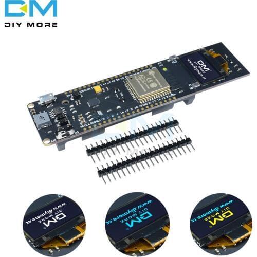 ESP32 ESP-32 ESP8266 0.96 Inch OLED Display 18650 Lithium Battery WiFi Bluetooth Shield Development Board CP2102 Module