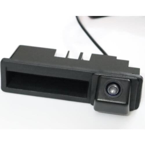 Vehicle Trunk Handle Camera For Audi A6 C6 4F S6 RS6 Q7 4L 2005~2015 Rearview Camera Auto Backup Reverse Camera CCD Night Vision