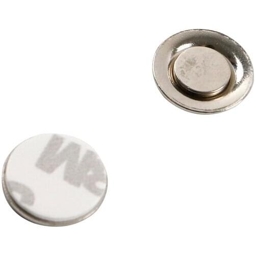 Strong Magnetic Name Tags Badge Metal Fastener Id Card Durable Attachment Holder