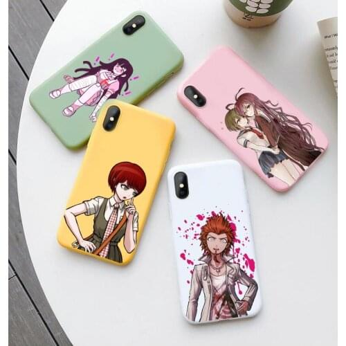 Danganronpa Phone Case For iPhone 11 12 Pro XS MAX XR X 7 8 6Plus SE 2020 Candy Soft Silicone Phone case