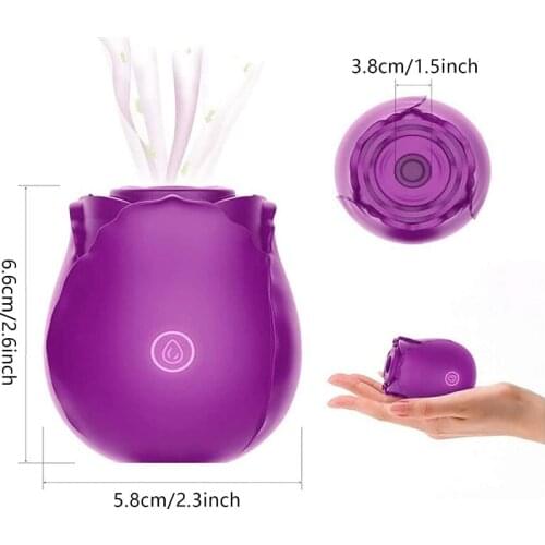 10 Frequency Sucking Vibrator Massager Rechargeable Stimulator Adult Sex Toy for Women Couples