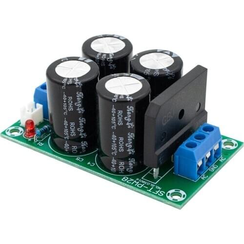 PW28 Dual Power Filter Power Amplifier Board Rectifier High Current 25A Flat Bridge Unregulated Power Supply Board DIY