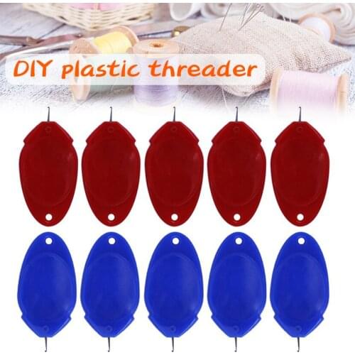 Simple Threader 10/20pcs Iron Wire Simple Threader Old Man DIY Handwork Sewing Tools Needle Wear Line Sheet Sewing Accessories