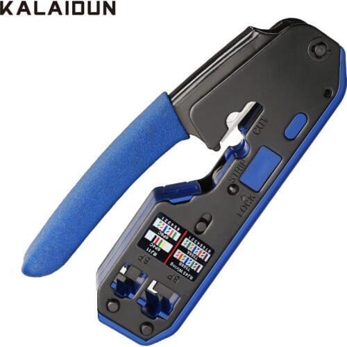KALAIDUN Network Tool Rj45 Pliers Crimper Stripper Cutter Cable Stripping For Cat6 Cat5E Cat5 Rj11 Rj12 Connector Hand Tools