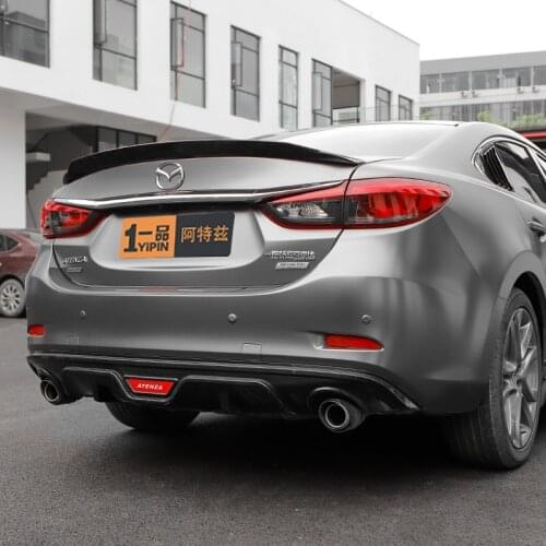 For Mazda 6 atenza Spoiler 2014-2018 ABS Material Car Rear Wing Primer Color Rear Spoiler For Mazda 6 RS style