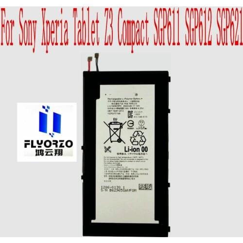 100% Brand new High Quality 4500mAh LIS1569ERPC Battery For Sony Xperia Tablet Z3 Compact SGP611 SGP612 SGP621 Mobile Phone