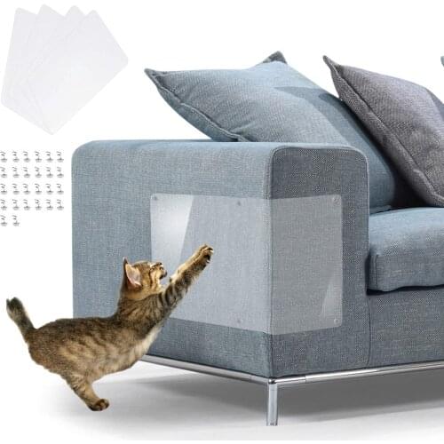 4pcs/lot Couch Cat Scratch Guards Mat Scraper Cat Tree Scratching Claw Post Paw Sofa Protector for Cats Scratcher Pet Furniture
