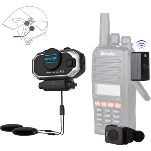 Walkie Talkie Hands-free Helmet Bluetooth Headset K /M Plug Wireless Headphones For Vimoto V8 Motorcycle Helmet Earphone