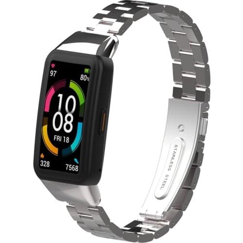 Bracelet For Honor Band 6 Strap Metal Smart Wristband Replacement Watch Belt Strap for huawei Band6 Wrist band Accessories