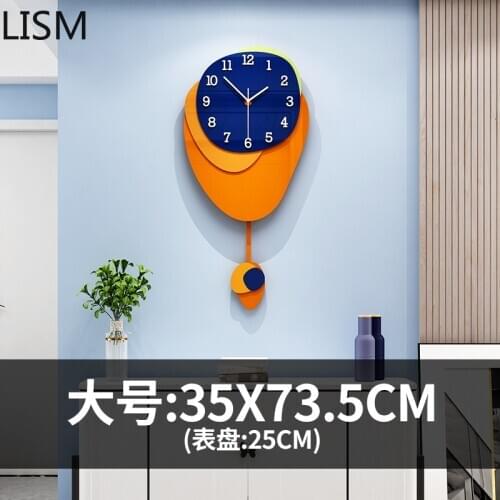 Decoracion Gamer Nordic Wall Clock Living Room Modern Minimalist Net Red Decorative Wall Watch Fashion Wall Clock Relogio Parede