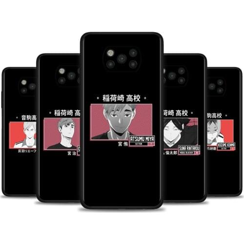 Case For Poco X3 NFC M3 Pro M3 F3 F1 Capa for Mi Note 10 Pro Caso For Xiaomi CC9 Pro A3 A2 Haikyuu Hinata Attacks Character