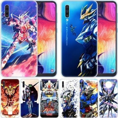 Luxury Soft Silicone Case Anime Gundam for Samsung Galaxy A50 A70 A80 A40 A30 A20 A10 A20E A2 CORE A9 A8 A7 A6 Plus 2018 Cover
