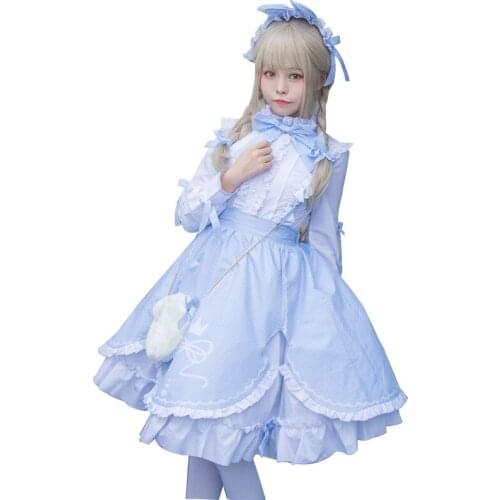 Miracle Nikki Kawaii Lolita Dress Cute rabbit cosplay Costume