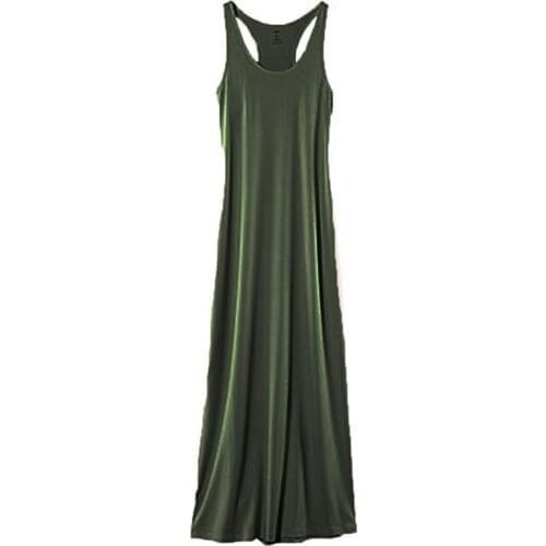 Girls modal base skirt suspenders racer dress long skirt