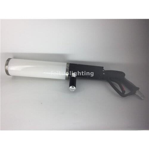 E-With case RGB Special stage effect Pistol LED CO2 Dj gun party LED colorful gun CO2 jet machine