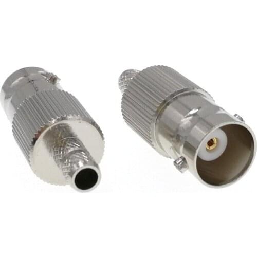 BNC Female Plug Crimp For RG58 RG142 LMR195 RG400 Cable RF Connector