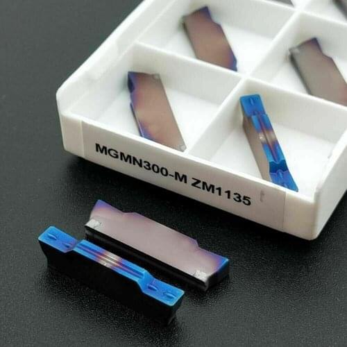 HRC65 MGMN300-M ZM1135 MGMN400-M ZM030 MGMN400-M ZM1135 3mm 4mm Double head grooving high hardness turning tools carbide insert