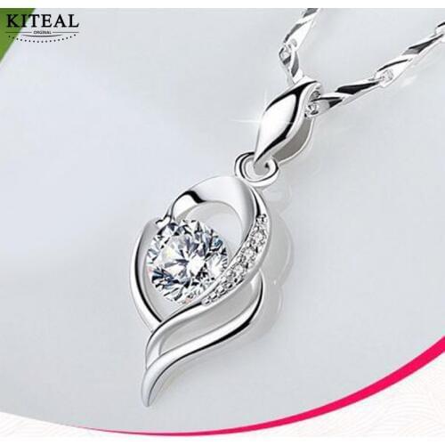KITEAL Fashion Design Girl necklaces & pendants Heart Pendant Valentines Day gift tenis masculino wedding jewelry