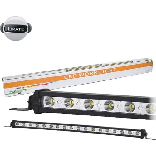 LKT 12'' 22'' 20inch 12V 24V offroad led light bar Spot Flood Combo 20'' 126W led Work Light for Jeep Car 4WD Truck SUV ATV