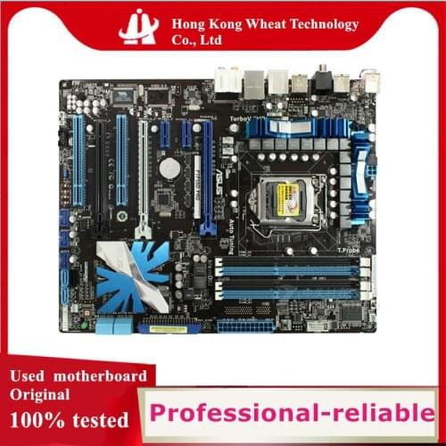 For ASUS P7P55D PRO Motherboard Socket LGA 1156 DDR3 P55 Original Desktop Mainboard Used Mainboard