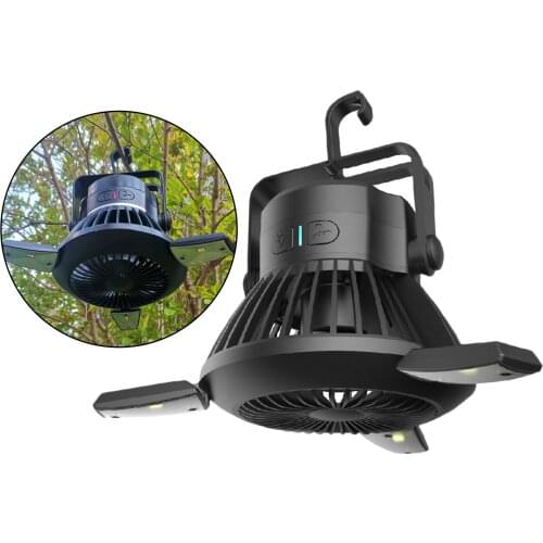 3 in 1 Multifunctional Solar Camping Fan Tent Light Lantern for Camping Home