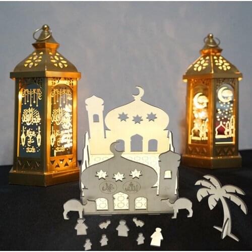 Islam Eid Tray Muslim Biscuit Snack Cake Food Serving Platter Organizer